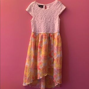 Girls shirt sleeve dress